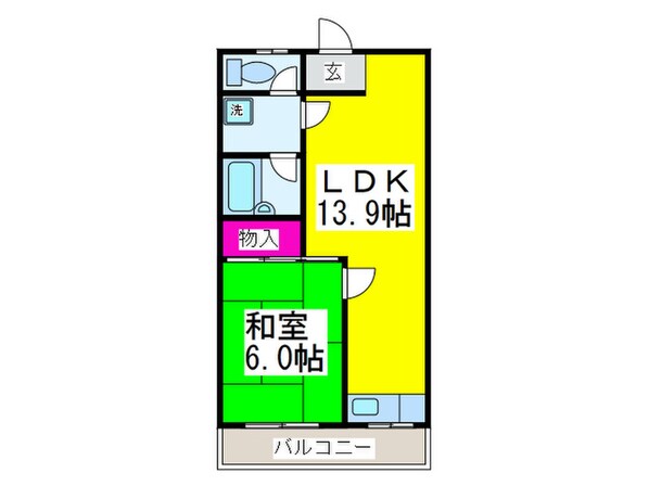 ロイヤルみなとの物件間取画像